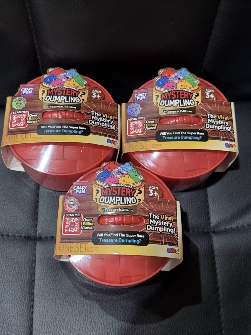 RMS Crazy Fun The Original Mystery Dumpling Treasure Edition Lot of 3 Authentic
